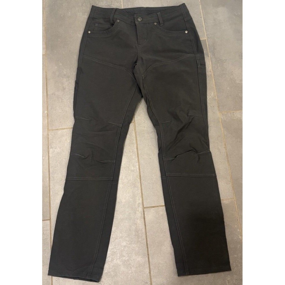 Kuhl Pants Womens 8 Short Gray Rydr Articulated Hiking Trail Work Chore Fish